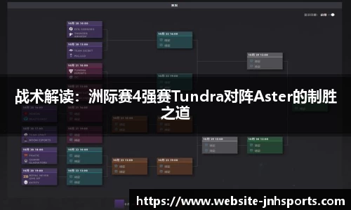 战术解读：洲际赛4强赛Tundra对阵Aster的制胜之道